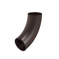 Отвод трубы Aquasystem (Аквасистем) 90/125 PU Matt RR 32 темно-коричневый