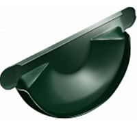 Заглушка желоба Grand Line 125/90 RAL 6005 зеленый