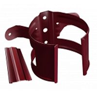 Кронштейн трубы на дерево Grand Line 125/90 RAL 3005 вишня