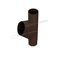 Тройник трубы Foramina Freeze D100 (FRZ_D-01-DarkBrown\DarkBrown-0.5)