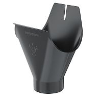 Воронка желоба Аквасистем 150/100 PU RAL 7024 серый
