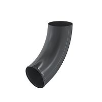 Отвод трубы Аквасистем 150/100 PU RAL 7024 серый