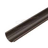 Желоб водосточный D125х3000 Foramina Freeze (FRZ_D-01-DarkBrown\DarkBrown-0.5)